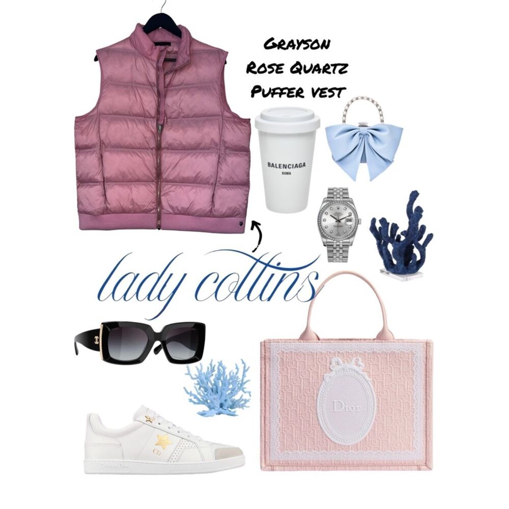 Grayson Rose Quartz Puffer Vest